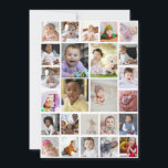 Ontwerp je eigen ingelijste kunstwerk met 25 foto  feestdagenkaart<br><div class="desc">Pas uw fotografie aan. U kunt dit aangepaste product maken voor speciale gelegenheden zoals huwelijken,  verjaardagen,  Kerstmis,  feestdagen,  herdenkingen,  afstuderen,  jubilea en meer. Het kan ook worden gegeven als cadeau aan je beste vriend,  goede vriend,  familie en verwanten.</div>