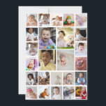 Ontwerp je eigen ingelijste kunstwerk met 25 foto' feestdagenkaart<br><div class="desc">Pas je fotografie aan. Je kunt dit aangepaste product maken voor speciale gelegenheden zoals huwelijken,  verjaardagen,  Kerstmis,  feestdagen,  herdenkingen,  afstuderen,  jubilea en meer. Het kan ook worden gegeven als cadeau aan je beste vriend,  goede vriend,  familie en verwanten.</div>