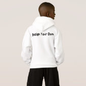 Ontwerp Je Eigen Jongens Pullover Hoodie (Achterkant volledig)