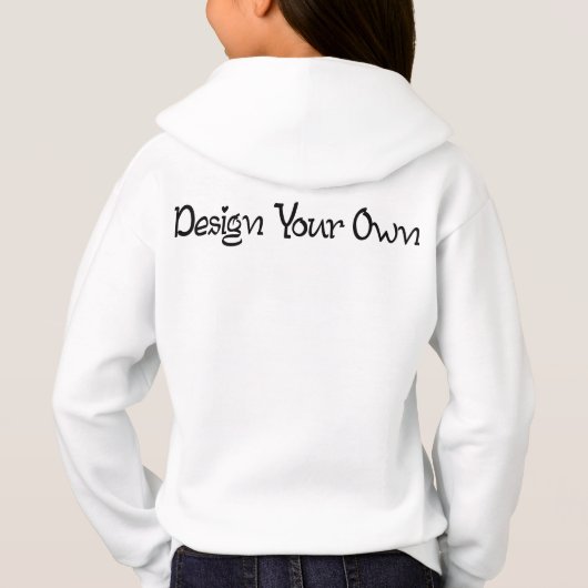 Ontwerp Je Eigen Kinderen Pullover Hoodie (Achterkant)
