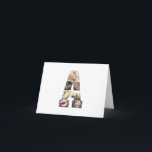 Ontwerp Je Eigen Letter A Foto Collage Kaart<br><div class="desc">Deze monogram fotocollage is een persoonlijk ontwerp dat een krachtig monogram (initiatiefletters of een letter) combineert met een verzameling foto's die artistiek binnen of rondom het monogram zijn gerangschikt. Het is een stijlvolle manier om herinneringen te tonen en tegelijkertijd een unieke, elegante touch toe te voegen aan decoratie of cadeaus....</div>