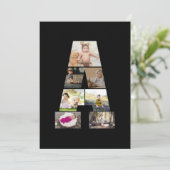 Ontwerp je eigen letter A foto collage Kaart (Staand voorkant)