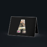 Ontwerp Je Eigen Letter A Foto Collage Kaart<br><div class="desc">Deze monogram fotocollage is een persoonlijk ontwerp dat een krachtig monogram (initiatiefletters of een letter) combineert met een verzameling foto's die artistiek binnen of rond het monogram zijn gerangschikt. Het is een stijlvolle manier om herinneringen te tonen en tegelijkertijd een unieke, elegante touch toe te voegen aan decoratie of cadeaus....</div>