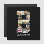 Ontwerp Je Eigen Letter B Foto Collage (Voorkant / Achterkant)