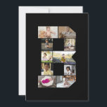 Ontwerp Je Eigen Letter B Foto Collage Kaart<br><div class="desc">Deze monogram foto collage is een persoonlijk ontwerp dat een krachtig monogram (initialen of een letter) combineert met een verzameling foto's die artistiek binnen of rond het monogram zijn gerangschikt. Het is een stijlvolle manier om herinneringen te tonen en tegelijkertijd een unieke, elegante touch toe te voegen aan decoratie of...</div>