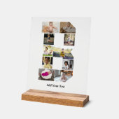 Ontwerp je eigen letter B Fotocollage Acryl Bord (Hoek)