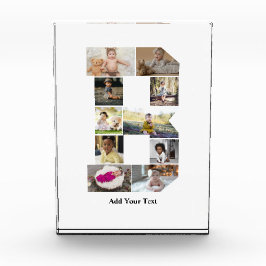 Ontwerp je eigen letter B Fotocollage Fotoblokken