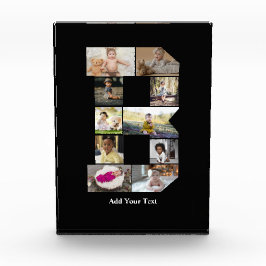 Ontwerp je eigen letter B Fotocollage Fotoblokken