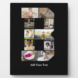 Ontwerp je eigen letter B Fotocollage Fotoplaat