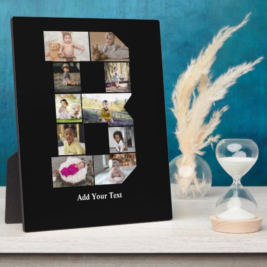 Ontwerp je eigen letter B Fotocollage Fotoplaat (Zijkant)