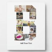 Ontwerp je eigen letter B Fotocollage Fotoplaat (Voorkant)