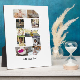 Ontwerp je eigen letter B Fotocollage Fotoplaat