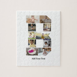 Ontwerp je eigen letter B Fotocollage Legpuzzel