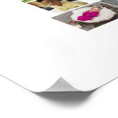 Ontwerp je eigen letter B Fotocollage Poster (Hoek)