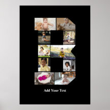 Ontwerp je eigen letter B Fotocollage