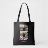 Ontwerp je eigen letter B Fotocollage Tote Bag (Voorkant)