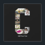 Ontwerp Je Eigen Letter C Foto Collage<br><div class="desc">Deze monogram fotocollage is een persoonlijk ontwerp dat een krachtig monogram (beginletters of een letter) combineert met een verzameling foto's die artistiek binnen of rondom het monogram zijn gerangschikt. Het is een stijlvolle manier om herinneringen te tonen en tegelijkertijd een unieke, elegante touch toe te voegen aan decoratie of cadeaus....</div>