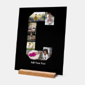 Ontwerp Je Eigen Letter C Foto Collage Acryl Bord (Hoek)