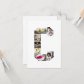 Ontwerp Je Eigen Letter C Foto Collage Kaart (Voorkant / Achterkant in situ)