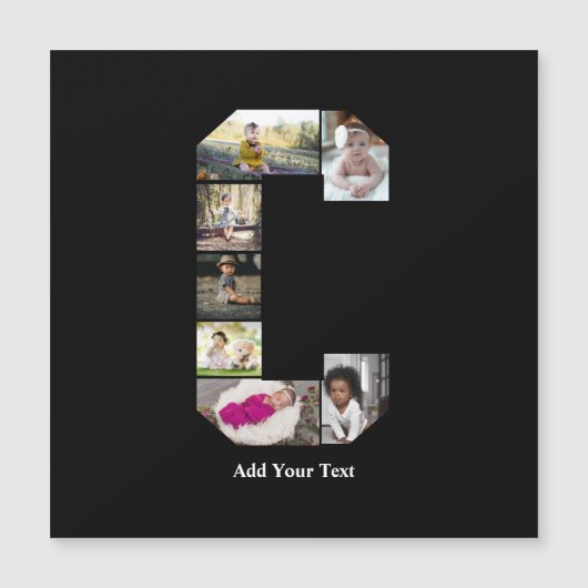 Ontwerp Je Eigen Letter C Fotocollage (Voorkant)