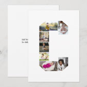 Ontwerp je eigen letter C Fotocollage Aankondiging (Voorkant / Achterkant)