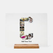 Ontwerp je eigen letter C Fotocollage Acryl Bord (Voorkant)