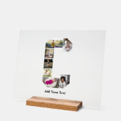 Ontwerp je eigen letter C Fotocollage Acryl Bord (Hoek)