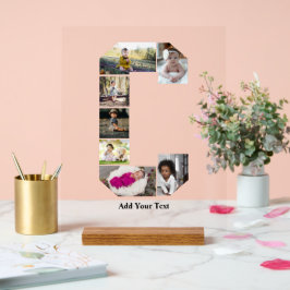 Ontwerp je eigen letter C Fotocollage Acryl Bord