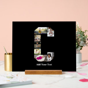 Ontwerp je eigen letter C Fotocollage Acryl Bord