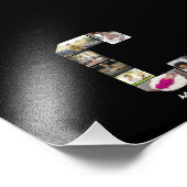 Ontwerp je eigen letter C Fotocollage Foto Afdruk (Hoek)