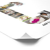 Ontwerp je eigen letter C Fotocollage Foto Afdruk (Hoek)