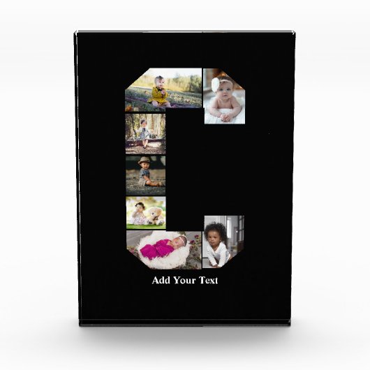Ontwerp je eigen letter C Fotocollage Fotoblokken (Voorkant)