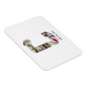 Ontwerp je eigen letter C Fotocollage Magneet (Rechterzijde)