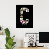 Ontwerp je eigen letter C Fotocollage Poster (Thuiskantoor)