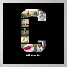 Ontwerp je eigen letter C Fotocollage