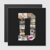 Ontwerp Je Eigen Letter D Foto Collage (Voorkant / Achterkant)