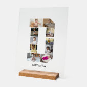 Ontwerp je eigen letter D fotocollage Acryl Bord (Hoek)