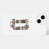 Ontwerp je eigen letter D fotocollage Case-Mate iPhone Case (Achterkant (horizontaal))
