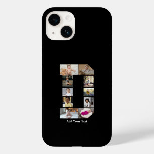 Ontwerp je eigen letter D fotocollage Case-Mate iPhone 14 Hoesje
