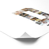 Ontwerp je eigen letter D fotocollage Foto Afdruk (Hoek)