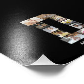 Ontwerp je eigen letter D fotocollage Foto Afdruk (Hoek)