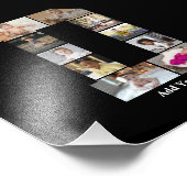 Ontwerp je eigen letter D fotocollage Foto Afdruk (Hoek)
