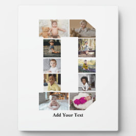Ontwerp je eigen letter D fotocollage Fotoplaat