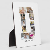 Ontwerp je eigen letter D fotocollage Fotoplaat (Zijkant)