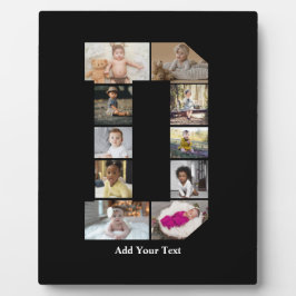 Ontwerp je eigen letter D fotocollage Fotoplaat