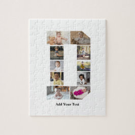 Ontwerp je eigen letter D fotocollage Legpuzzel