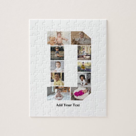 Ontwerp je eigen letter D fotocollage Legpuzzel (Verticaal)