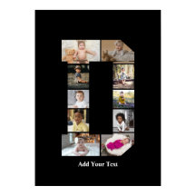 Ontwerp je eigen letter D fotocollage