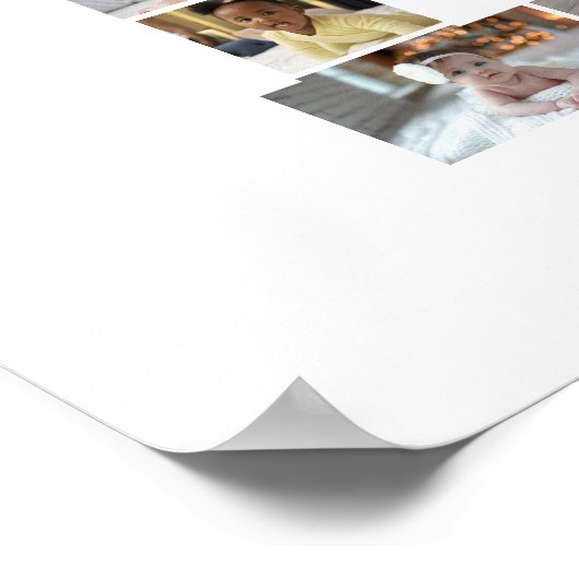 Ontwerp je eigen letter D fotocollage Poster (Hoek)