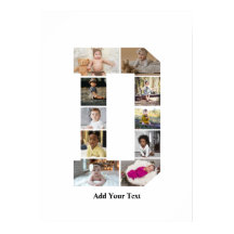 Ontwerp je eigen letter D fotocollage